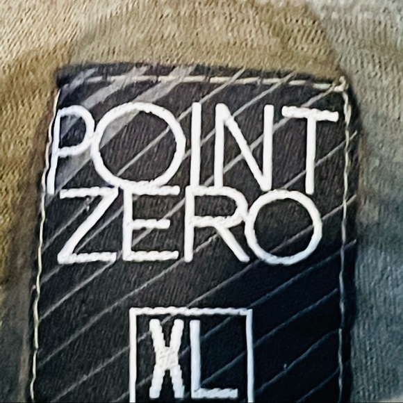 Point Zero Polo Shirt Olive/Army Green Large * - Picture 6 of 6